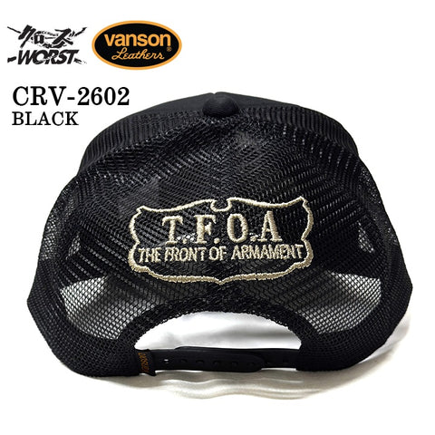 CROWS×WORST TWILL MESH CAP クローズ ワースト 武装戦線 ツイル メッシュ キャップ 帽子 crv-2602