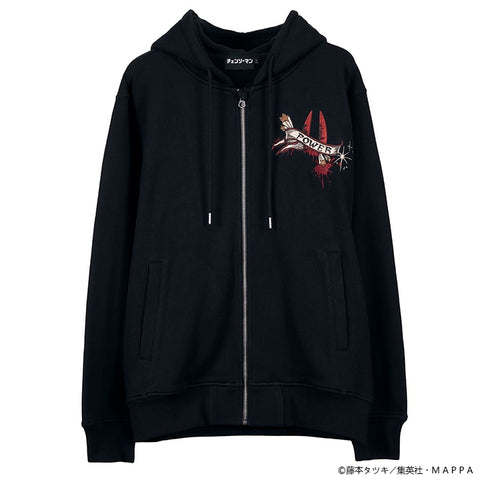 CHAINSAW MAN F/Z PARKA SWEATSHIRT HOODIE チェンソーマン 刺繍 裏毛 F/Z パーカー パワー csm-2603