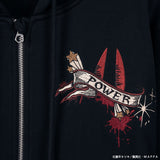 CHAINSAW MAN F/Z PARKA SWEATSHIRT HOODIE チェンソーマン 刺繍 裏毛 F/Z パーカー パワー csm-2603
