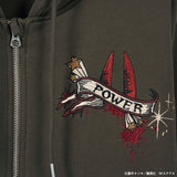 CHAINSAW MAN F/Z PARKA SWEATSHIRT HOODIE チェンソーマン 刺繍 裏毛 F/Z パーカー パワー csm-2603