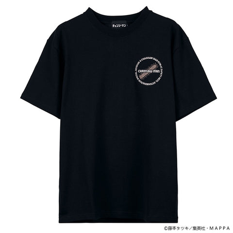 CHAINSAW MAN TEE S/S T-SHIRT チェンソーマン 刺繍 天竺 半袖 Tee Tシャツ csm-2604