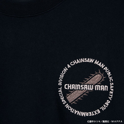CHAINSAW MAN TEE S/S T-SHIRT チェンソーマン 刺繍 天竺 半袖 Tee Tシャツ csm-2604