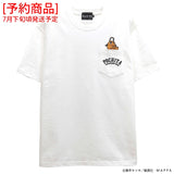 [予約商品] CHAINSAW MAN TEE S/S T-SHIRT チェンソーマン 刺繍 天竺 半袖 Tee Tシャツ ポチタ csm-2605-r（7月下旬発送予定）