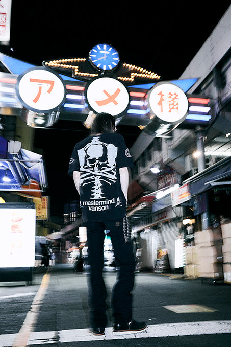 MASTERMIND VANSON Thermal S/S TEE DAMAGE[REGULAR FIT] マスターマインド バンソン サーマル 半袖Tシャツ ダメージ加工 mw26c17-ts302