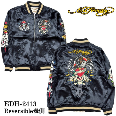 Ed Hardy エドハーディー SKA リバーシブルスカジャン edh-2413