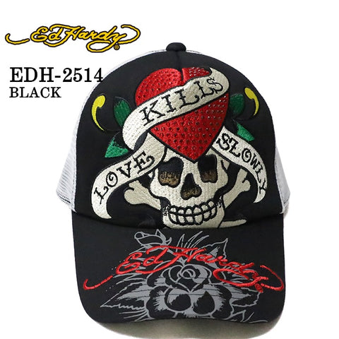 Ed Hardy エドハーディー ツイルメッシュキャップ 帽子 edh-2415