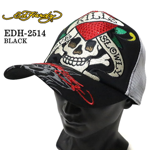 Ed Hardy エドハーディー ツイルメッシュキャップ 帽子 edh-2415