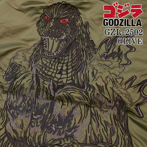 GODZILLA ゴジラ MA-1 ミリタリージャケット 中綿無し gzl-2502