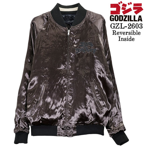 GODZILLA REVERSIBLE SOUVENIR JACKET SKA ゴジラ 刺繍 リバーシブル スカジャン gzl-2603
