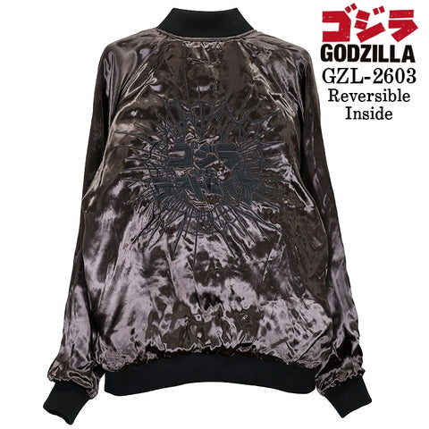 GODZILLA REVERSIBLE SOUVENIR JACKET SKA ゴジラ 刺繍 リバーシブル スカジャン gzl-2603