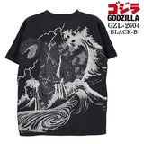 GODZILLA S/S TEE T-SHIRT ゴジラ 刺繍 天竺 半袖 Tシャツ gzl-2604