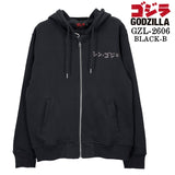 GODZILLA F/Z SWEAT HOODIE PARKA ゴジラ 刺繍 裏毛 ZIP フーディ パーカー gzl-2606