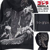 GODZILLA F/Z SWEAT HOODIE PARKA ゴジラ 刺繍 裏毛 ZIP フーディ パーカー gzl-2606