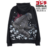 GODZILLA F/Z SWEAT HOODIE PARKA ゴジラ 刺繍 裏毛 ZIP フーディ パーカー gzl-2607