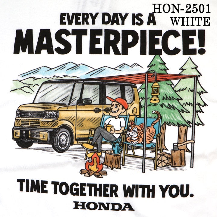 HONDA NEVERMIND ホンダ ネバーマインド コラボ 天竺 半袖 Tシャツ hon-2501