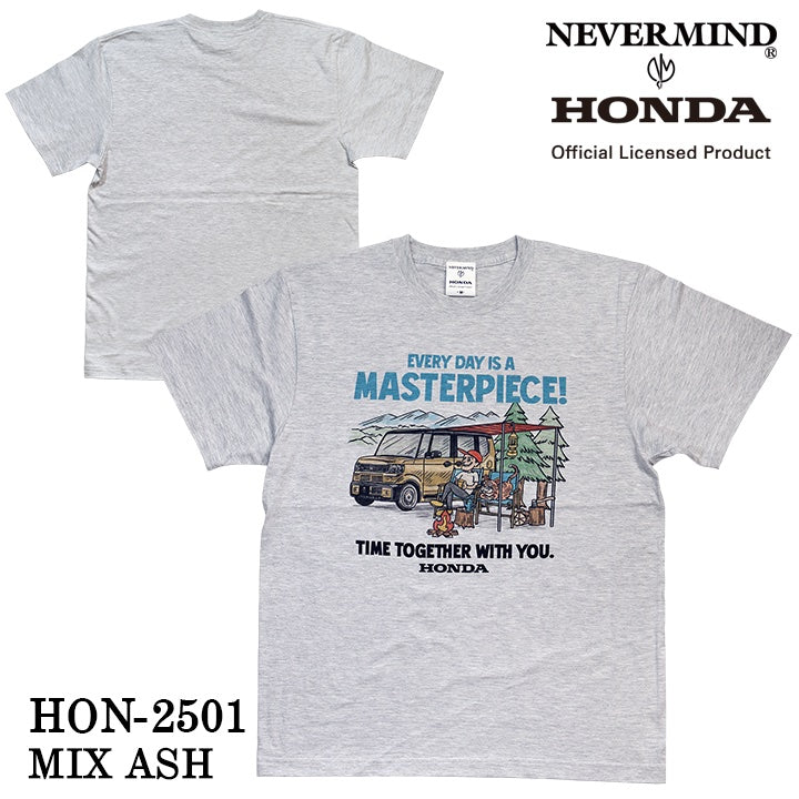 HONDA NEVERMIND ホンダ ネバーマインド コラボ 天竺 半袖 Tシャツ hon-2501