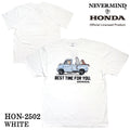 HONDA NEVERMIND ホンダ ネバーマインド コラボ 天竺 半袖 Tシャツ hon-2502