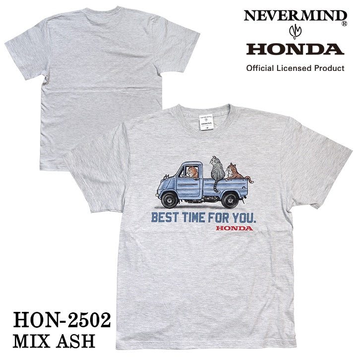 HONDA NEVERMIND ホンダ ネバーマインド コラボ 天竺 半袖 Tシャツ hon-2502