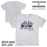 HONDA NEVERMIND ホンダ ネバーマインド コラボ 天竺 半袖 Tシャツ hon-2502