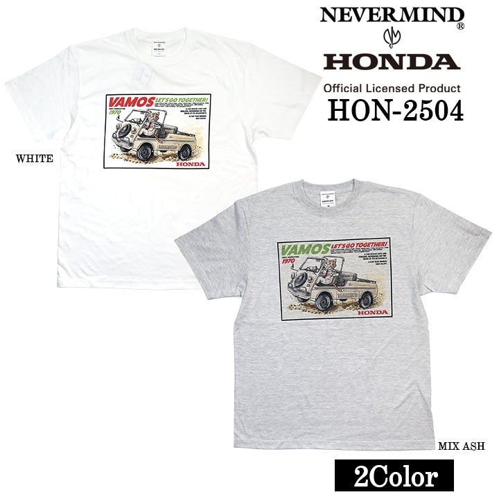 HONDA NEVERMIND ホンダ ネバーマインド コラボ 天竺 半袖 Tシャツ hon-2504