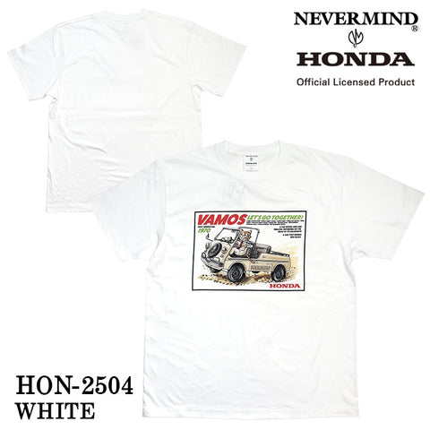 HONDA NEVERMIND ホンダ ネバーマインド コラボ 天竺 半袖 Tシャツ hon-2504