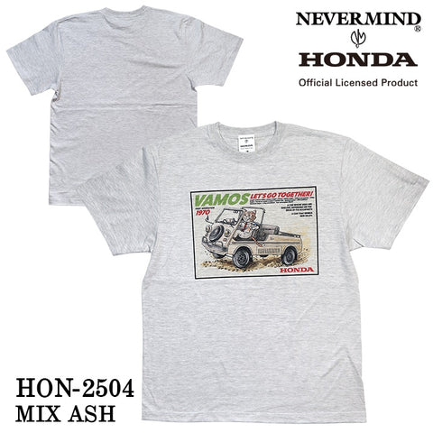 HONDA NEVERMIND ホンダ ネバーマインド コラボ 天竺 半袖 Tシャツ hon-2504