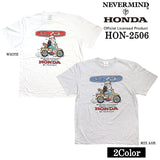 HONDA NEVERMIND ホンダ ネバーマインド コラボ 天竺 半袖 Tシャツ hon-2506