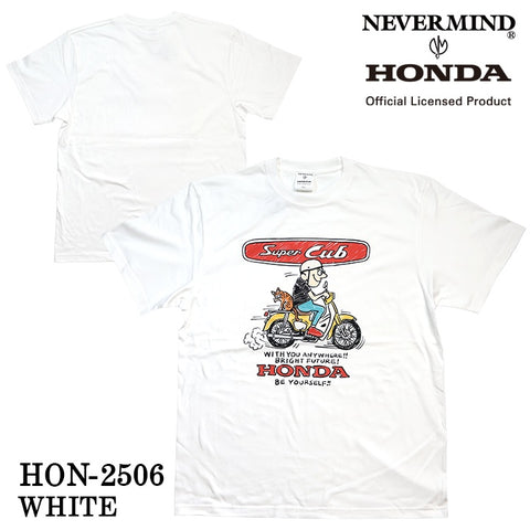 HONDA NEVERMIND ホンダ ネバーマインド コラボ 天竺 半袖 Tシャツ hon-2506