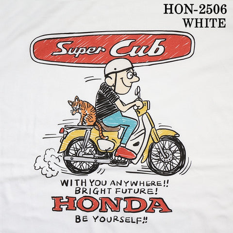 HONDA NEVERMIND ホンダ ネバーマインド コラボ 天竺 半袖 Tシャツ hon-2506