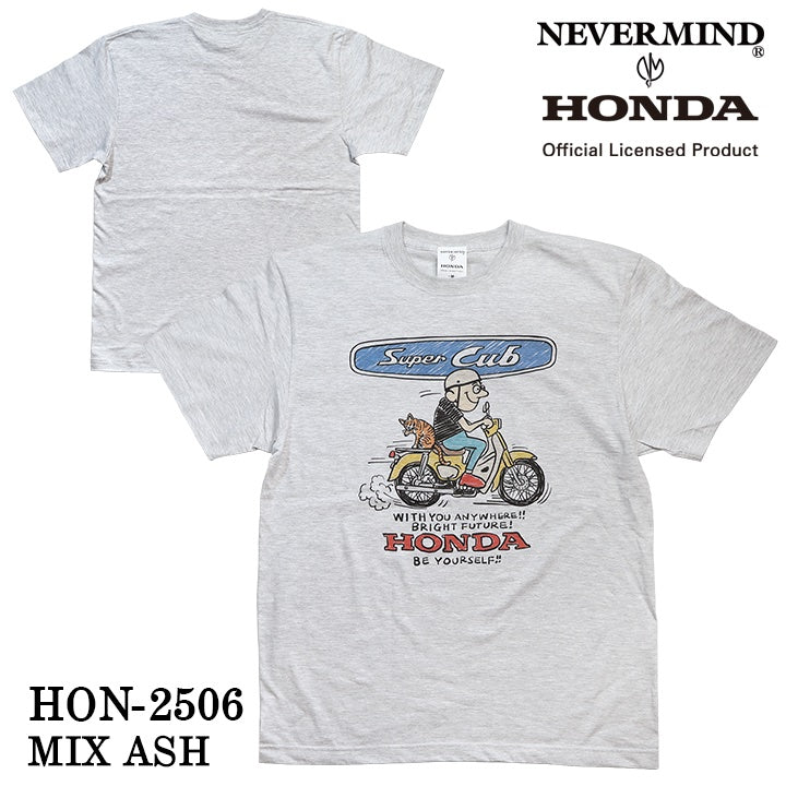 HONDA NEVERMIND ホンダ ネバーマインド コラボ 天竺 半袖 Tシャツ hon-2506