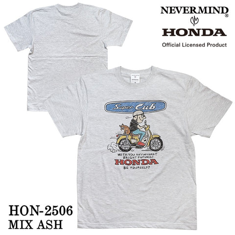 HONDA NEVERMIND ホンダ ネバーマインド コラボ 天竺 半袖 Tシャツ hon-2506