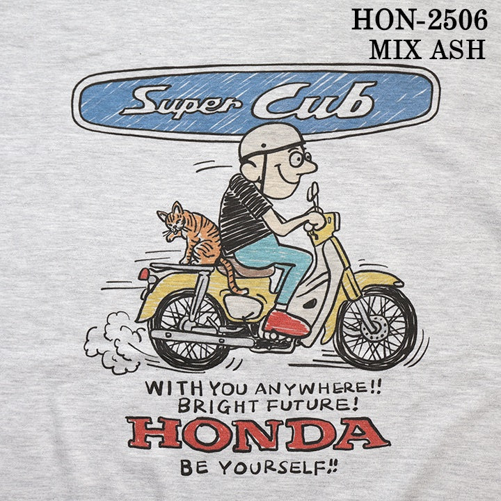 HONDA NEVERMIND ホンダ ネバーマインド コラボ 天竺 半袖 Tシャツ hon-2506
