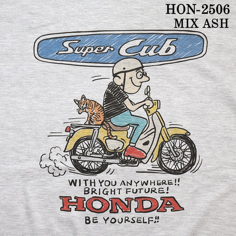 HONDA NEVERMIND ホンダ ネバーマインド コラボ 天竺 半袖 Tシャツ hon-2506