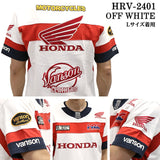 HONDA VANSON ホンダ バンソン コラボ 天竺 半袖 Tシャツ hrv-2401