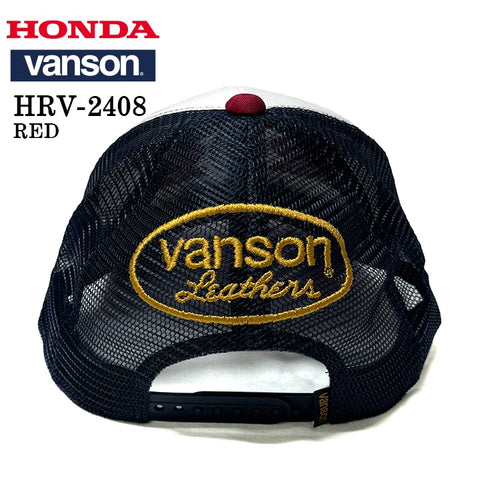 HONDA VANSON ホンダ バンソン コラボ ツイルメッシュキャップ 帽子 hrv-2408