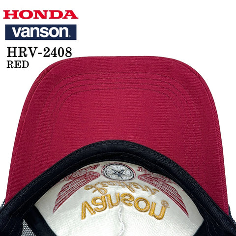 HONDA VANSON ホンダ バンソン コラボ ツイルメッシュキャップ 帽子 hrv-2408