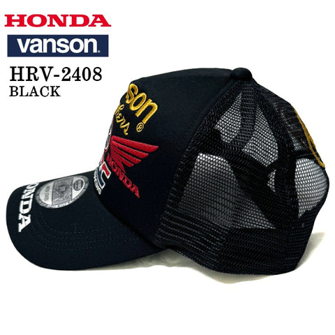 HONDA VANSON ホンダ バンソン コラボ ツイルメッシュキャップ 帽子 hrv-2408