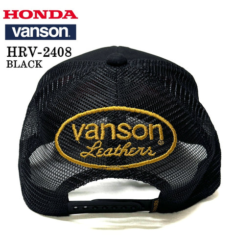 HONDA VANSON ホンダ バンソン コラボ ツイルメッシュキャップ 帽子 hrv-2408