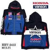 HONDA VANSON ホンダ バンソン コラボ 裏毛 F/Zパーカー hrv-2413