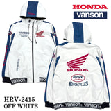 HONDA VANSON ホンダ バンソン コラボ 三層ストレッチ F/Zパーカー hrv-2415