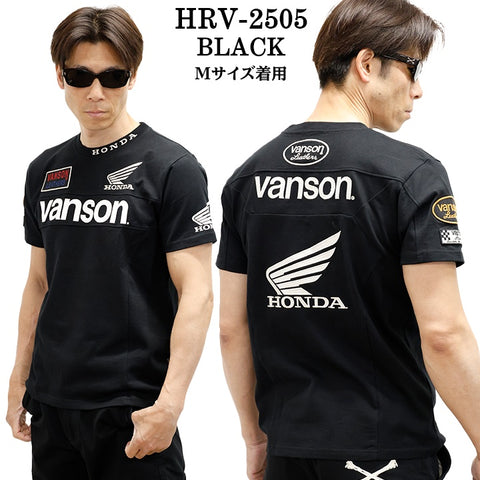 HONDA VANSON ホンダ バンソン コラボ TEE 天竺 半袖 Tシャツ hrv-2505