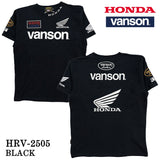 HONDA VANSON ホンダ バンソン コラボ TEE 天竺 半袖 Tシャツ hrv-2505