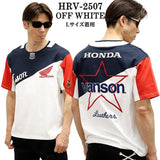 HONDA VANSON ホンダ バンソン コラボ 天竺 半袖 Tシャツ hrv-2507
