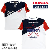 HONDA VANSON ホンダ バンソン コラボ 天竺 半袖 Tシャツ hrv-2507