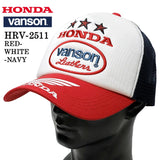 HONDA VANSON ホンダ バンソン コラボ ツイルメッシュキャップ 帽子 hrv-2511