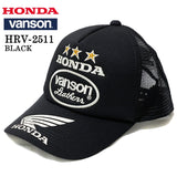 HONDA VANSON ホンダ バンソン コラボ ツイルメッシュキャップ 帽子 hrv-2511