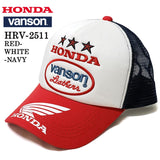 HONDA VANSON ホンダ バンソン コラボ ツイルメッシュキャップ 帽子 hrv-2511