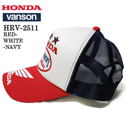 HONDA VANSON ホンダ バンソン コラボ ツイルメッシュキャップ 帽子 hrv-2511
