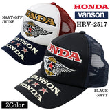 HONDA VANSON TWILL MESH CAP ホンダ バンソン コラボ ツイル メッシュ キャップ 帽子 hrv-2517