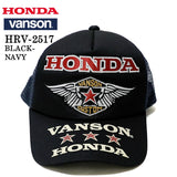 HONDA VANSON TWILL MESH CAP ホンダ バンソン コラボ ツイル メッシュ キャップ 帽子 hrv-2517